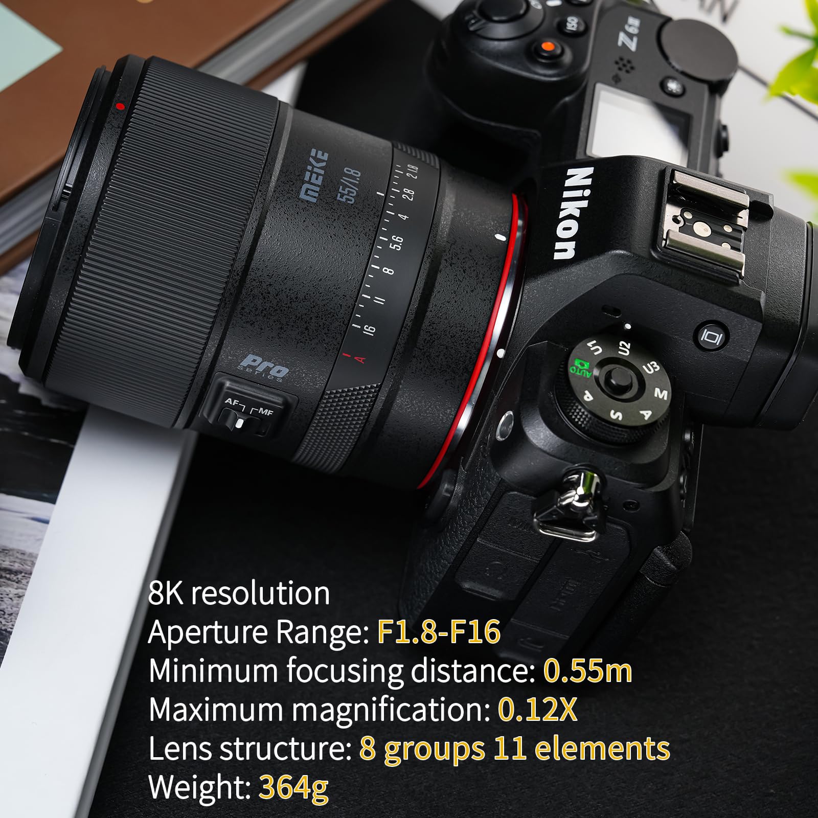 Amazon.co.jp: Meike 55mm F1.8 Proシリーズ オートフォーカス 大口径